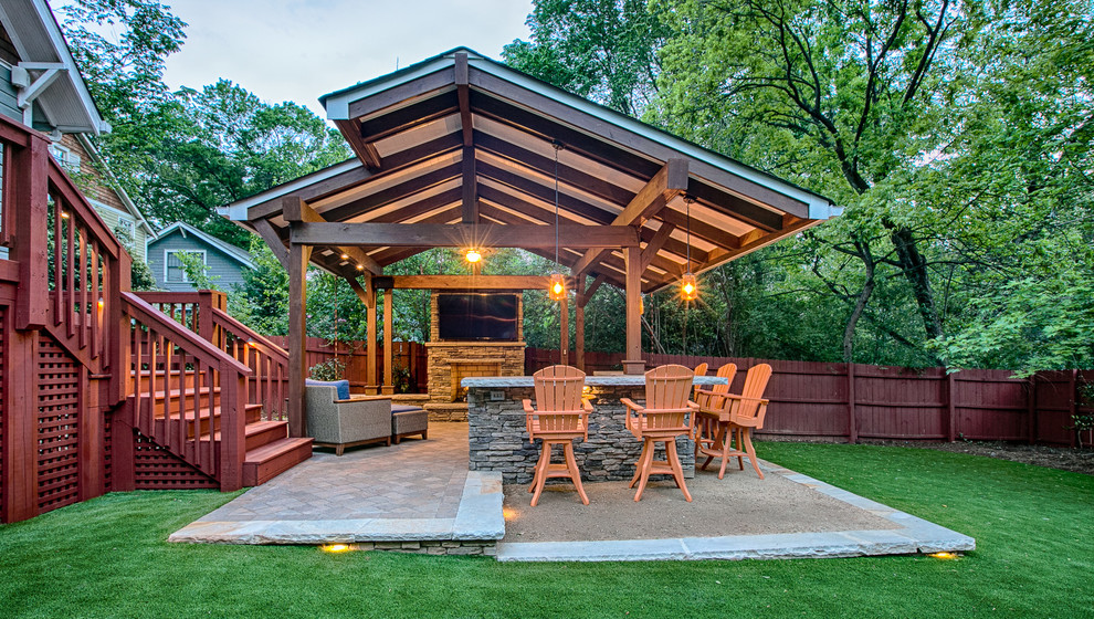 Michaud Project Traditional Patio Charlotte by Outdoor Artisan