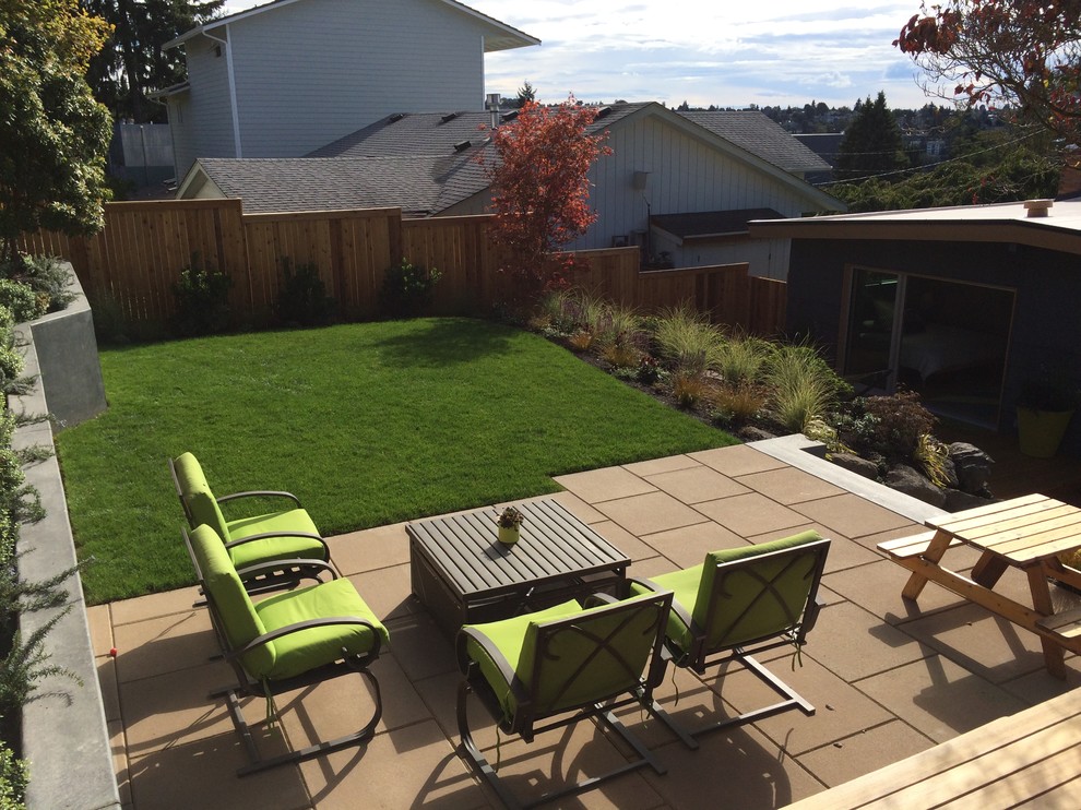  Mid  century  modern  backyard remodel Midcentury Patio  