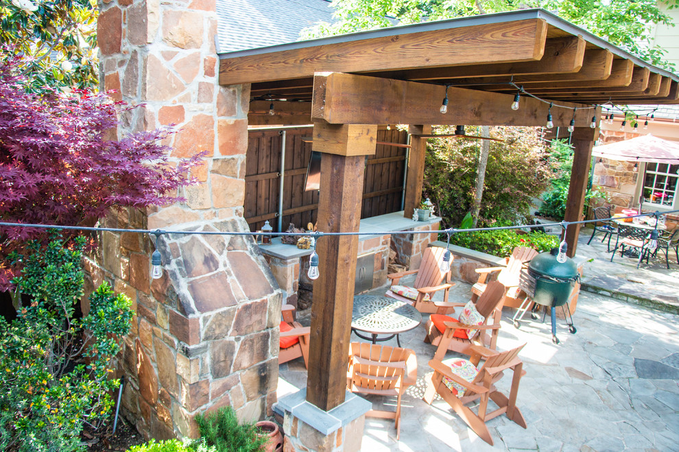 Milton Avenue Rustic Patio Dallas by Bobcat Custom Outdoors LLC