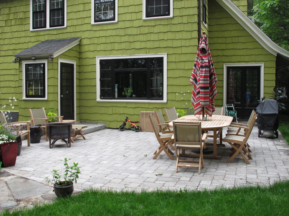 Milton Residence Craftsman Patio Boston by Nilsen Landscape
