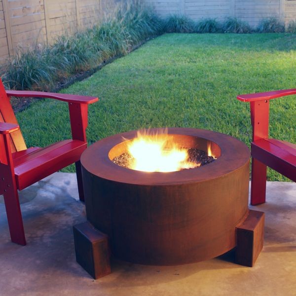 Propane Tank Fire Pit Ideas, How To Hide Propane Hose For Fire Pit