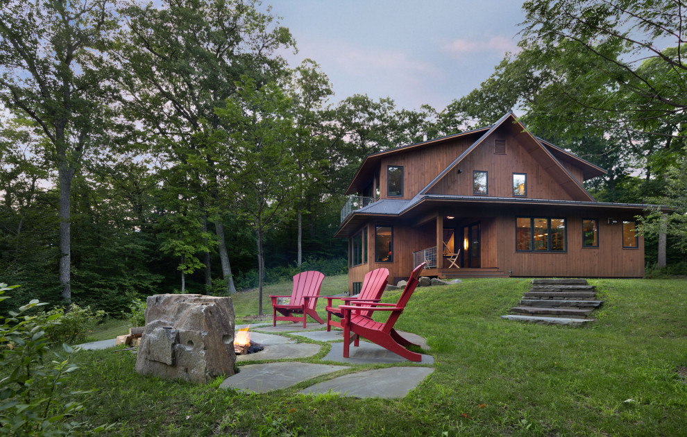 Minka in the Woods Patio Burlington by Cushman Design Group Houzz