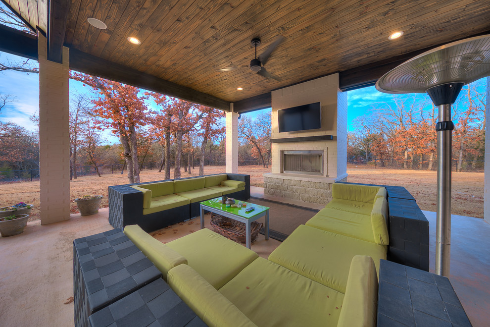 Modern Abbey Contemporary Patio Oklahoma City by Brent Gibson