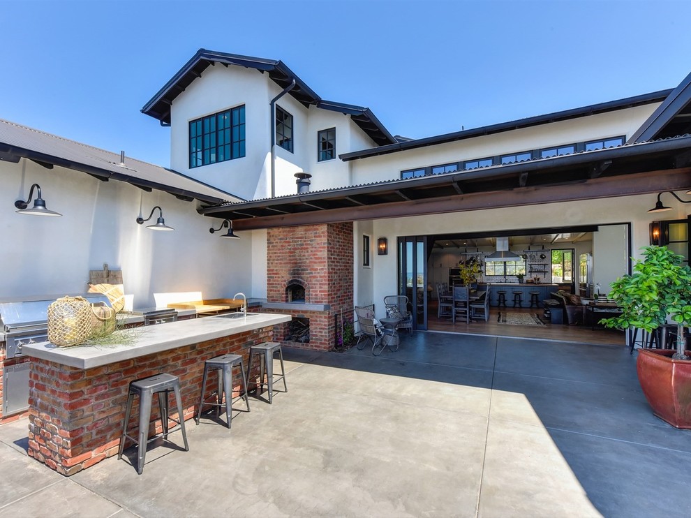 Modern Farmhouse Transitional Patio Sacramento by Landmark