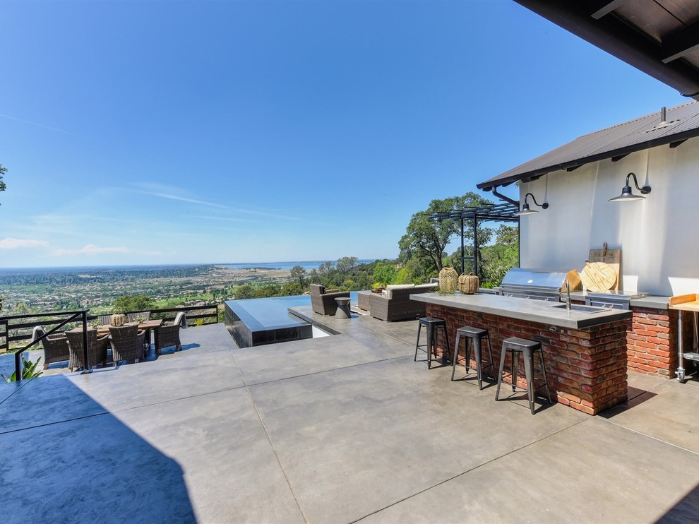 Modern Farmhouse Transitional Patio Sacramento by Landmark