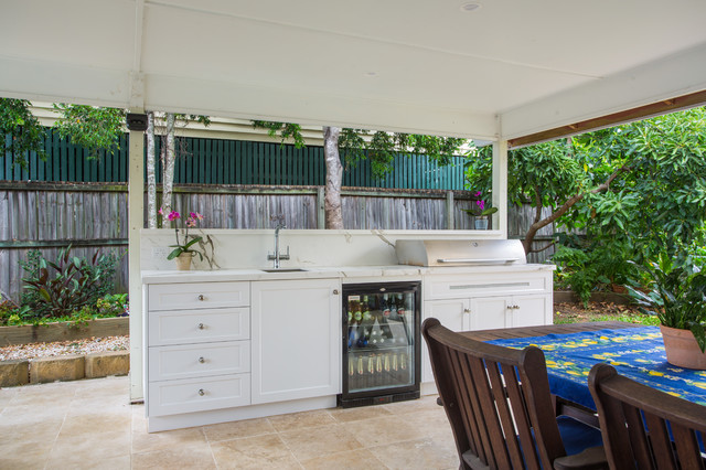 Modern Hampton Outdoor Kitchen Transitional Patio Brisbane By Makings Of Fine Kitchens Bathrooms Houzz Au Modern Hampton Outdoor Kitchen, Weatherproof Outdoor Kitchen Cabinets Perth