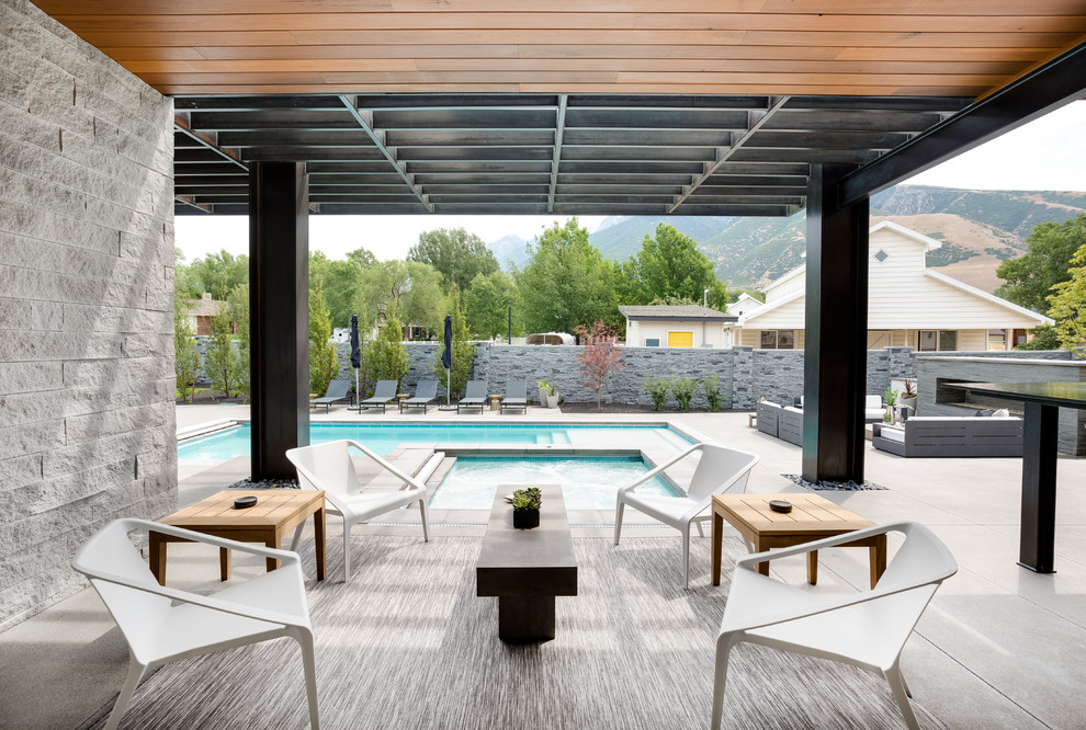Modern Luxury Contemporary Patio Salt Lake City By Ezra Lee Design Build Modern Luxury Contemporary Patio, Patio Furniture Salt Lake City