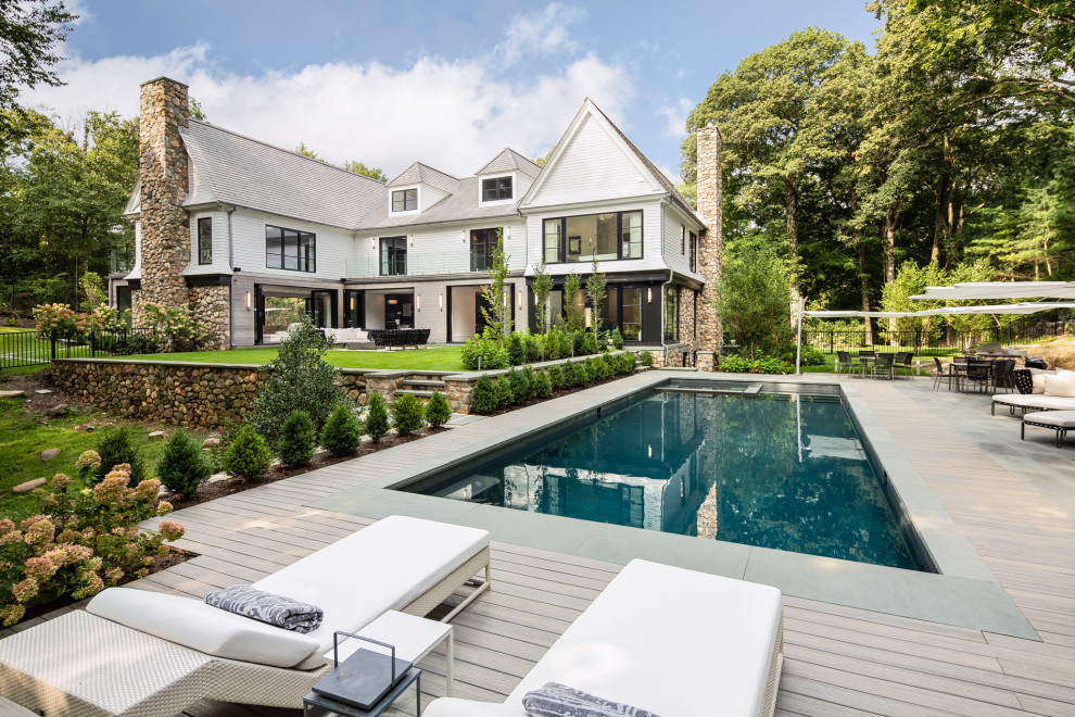 Modern Renovation Greenwich, CT Patio New York by Gatehouse