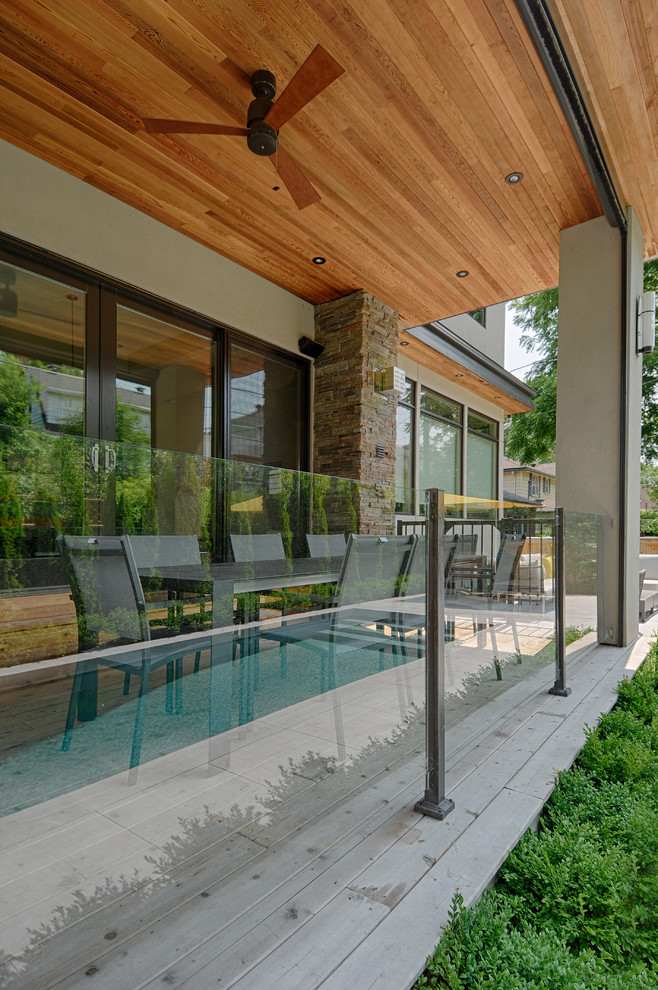  Modern Urban Infill  Contemporary Patio Ottawa by 