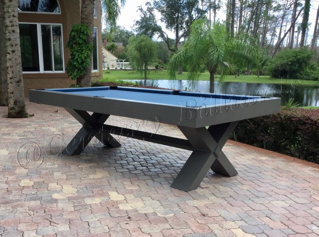 Modern Wolverine Pool Table - Industrial - Patio - New York - by