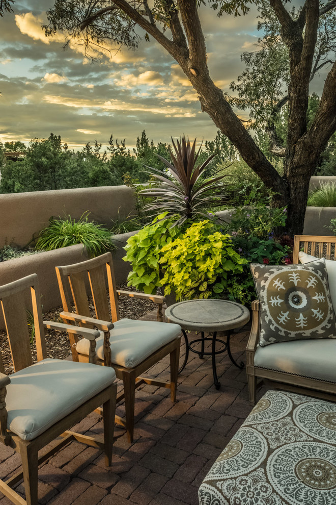 MoorishInspired Hacienda Courtyard Mediterranean Patio Albuquerque by Clemens