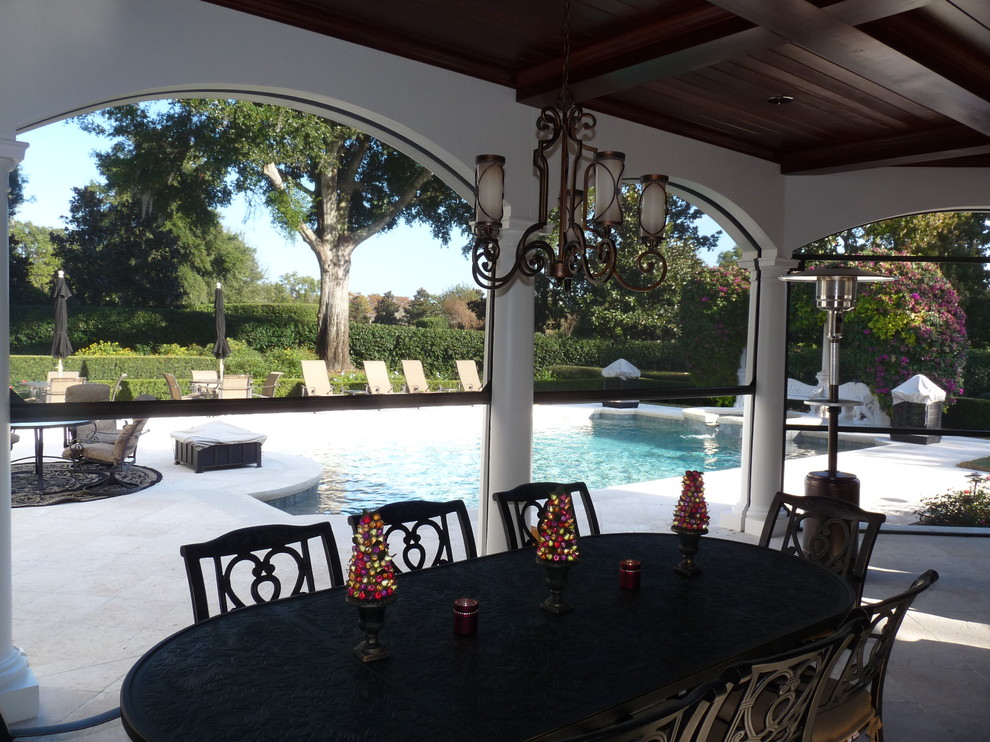 Motorized Screens Traditional Patio Orlando by New Horizons Go Retractable Houzz