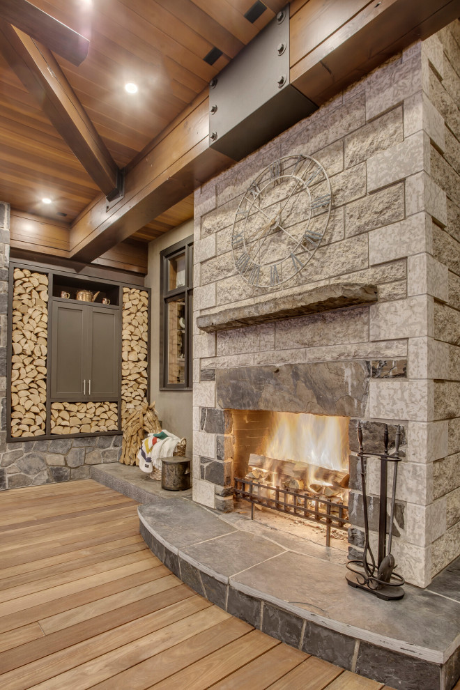 Mountain Outdoor Kitchen Patio Denver by Artisan Outdoor Kitchens