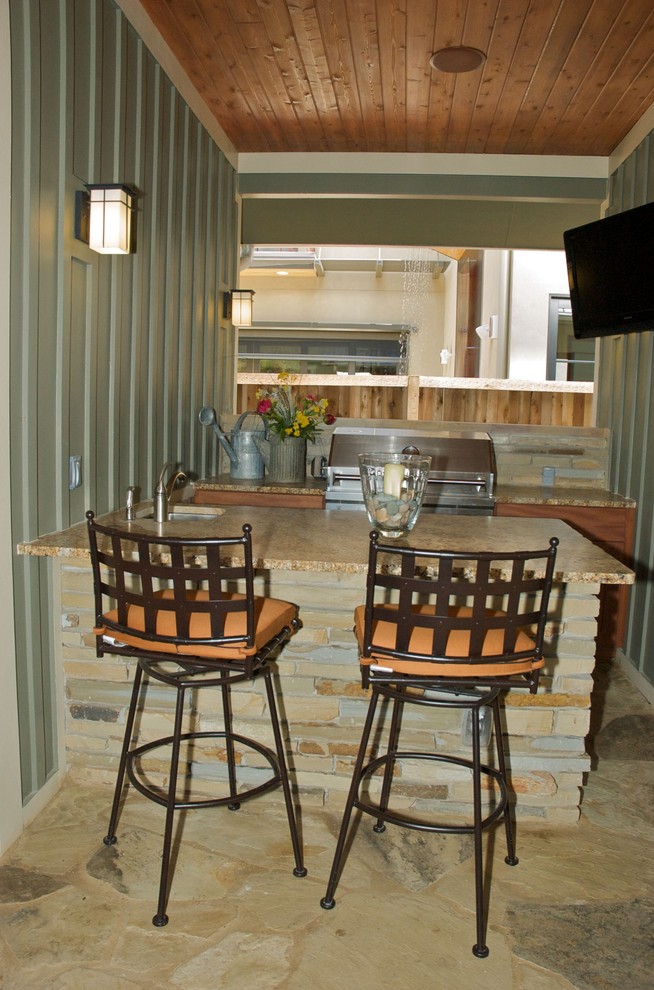 Example of a trendy patio design in Austin
