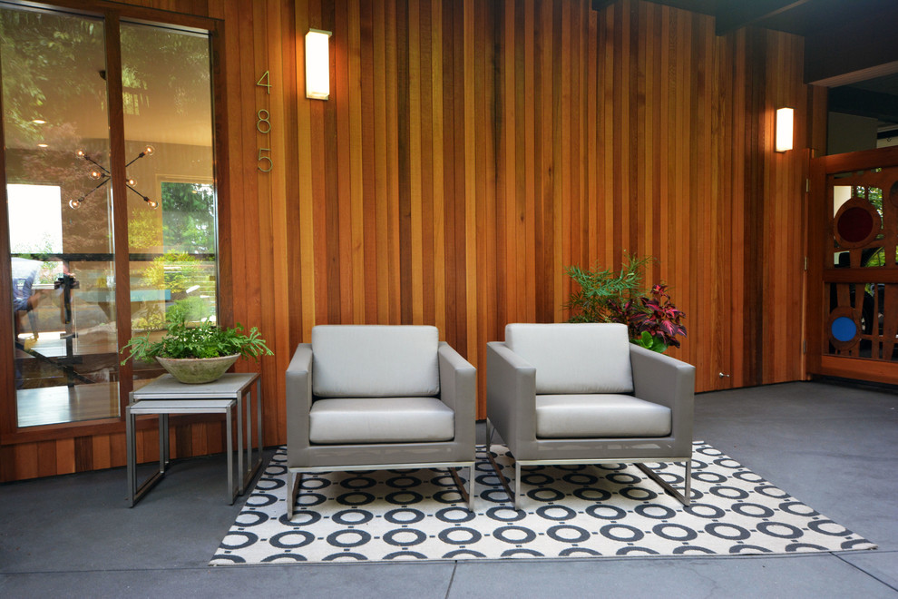 Patio - eclectic patio idea in Portland