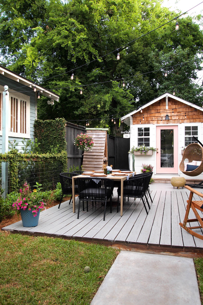 Inspiration for an eclectic patio remodel in Birmingham
