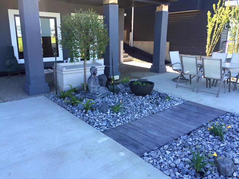 My Work Asian Patio Edmonton by Sousa Construction and Design