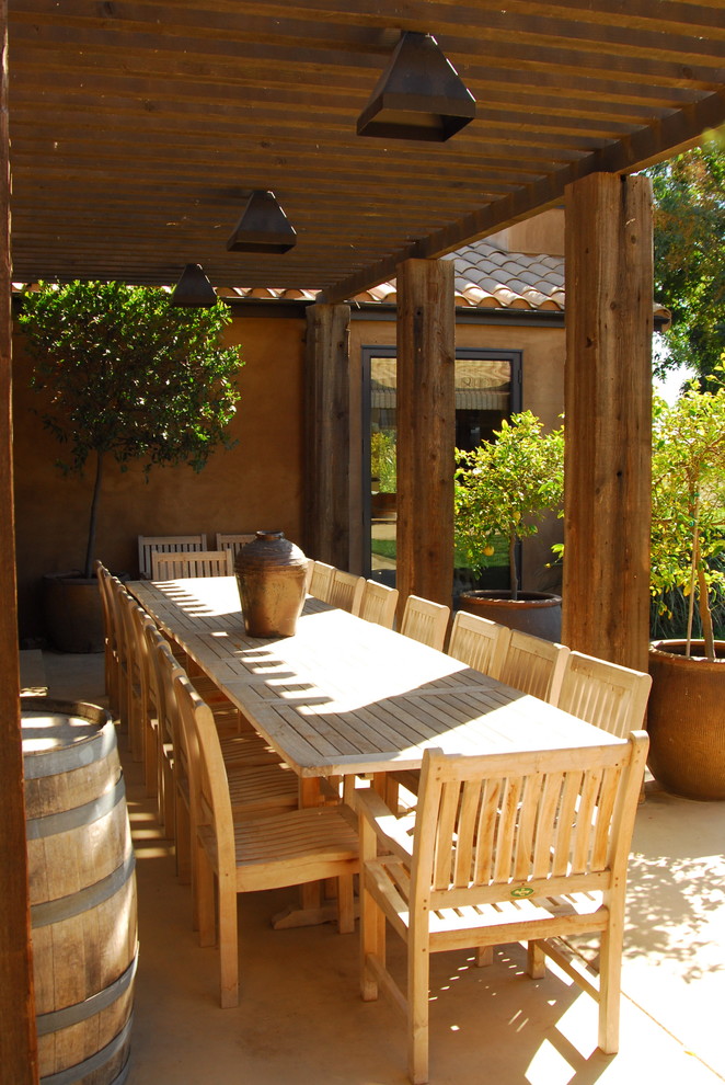 Napa Style Residence Terranean Patio Other By Westfall Design Studio Houzz Napa Style Residence Terranean, Narrow Patio Table