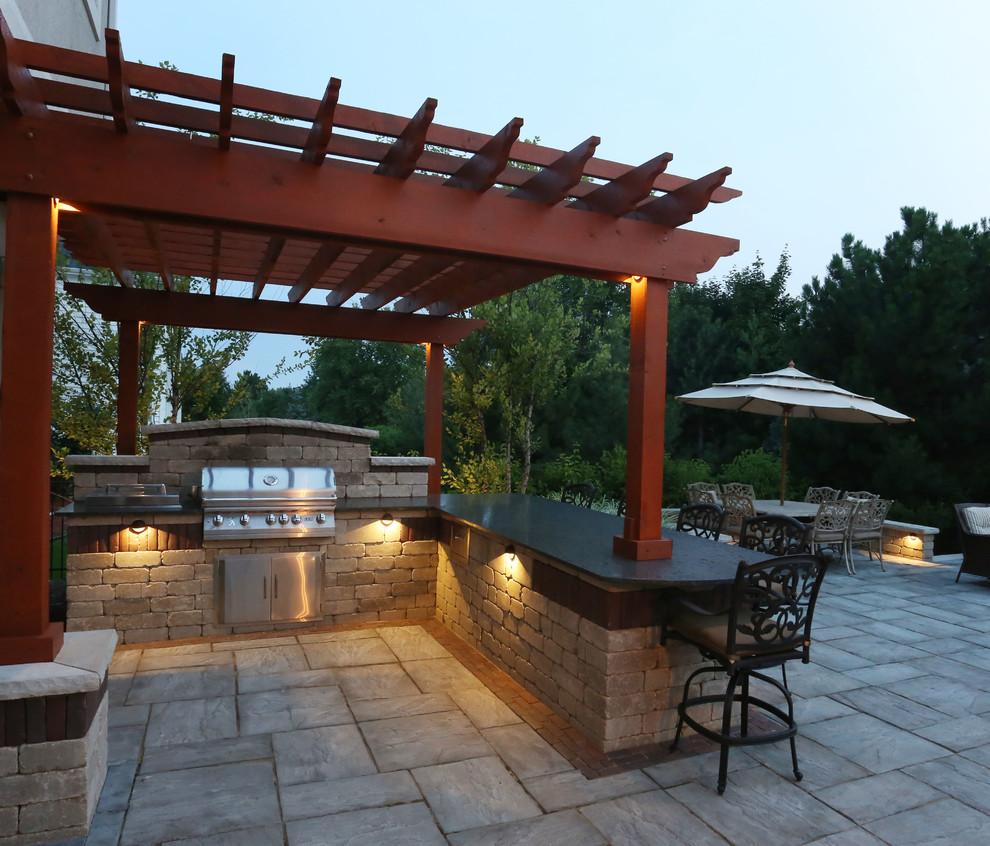 Naperville, IL Residence Contemporary Patio Chicago by P. A