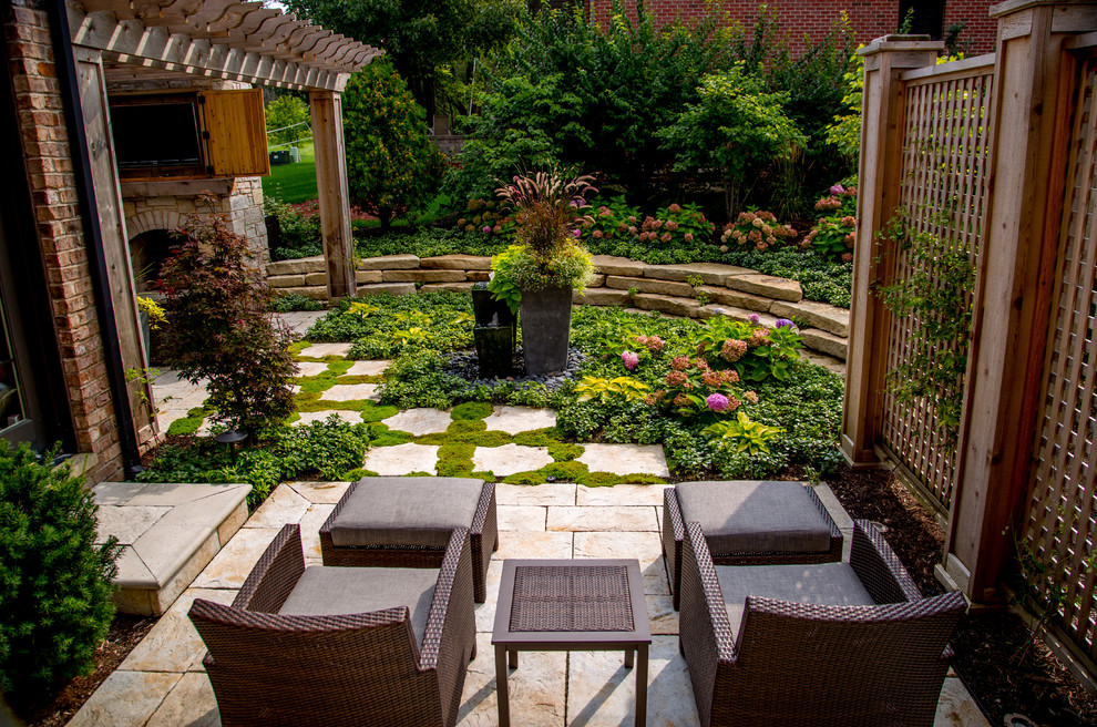 Naperville Patio and Water Feature Traditional Patio Chicago by