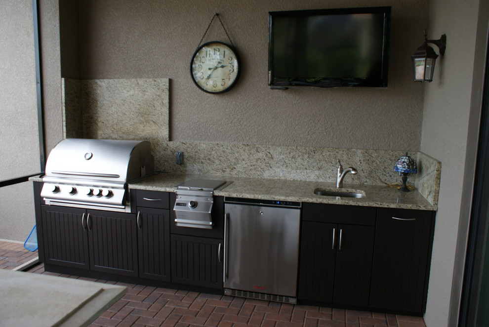 Naples Outdoor Kitchen By Okdc Modern Patio Miami By Outdoor Kitchen Design Center