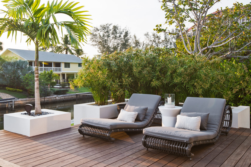 Naples Waterfront Modern Custom Home Modern Patio Miami by BUILD Houzz