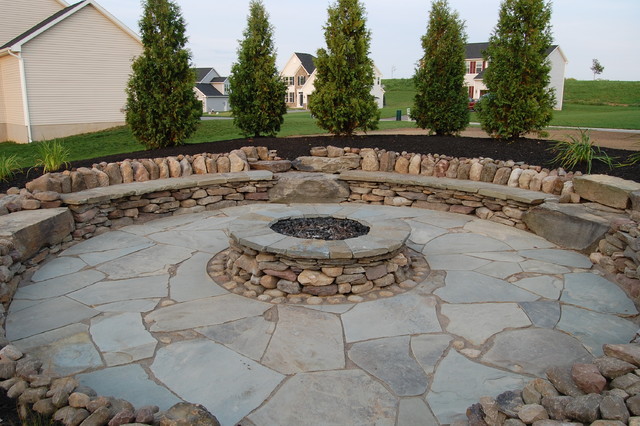 Natural Stone Outdoor Fire Pit, Outdoor Stone Fire Pit