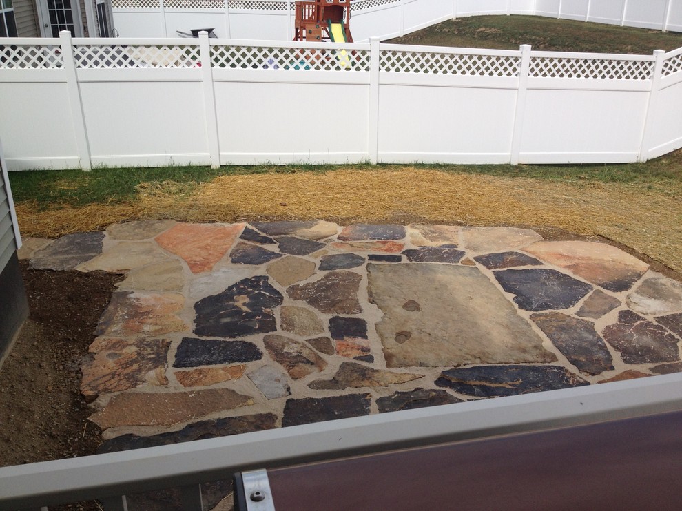 Natural Stone Patio and Walkway Lancaster, PA Rustic Patio Other