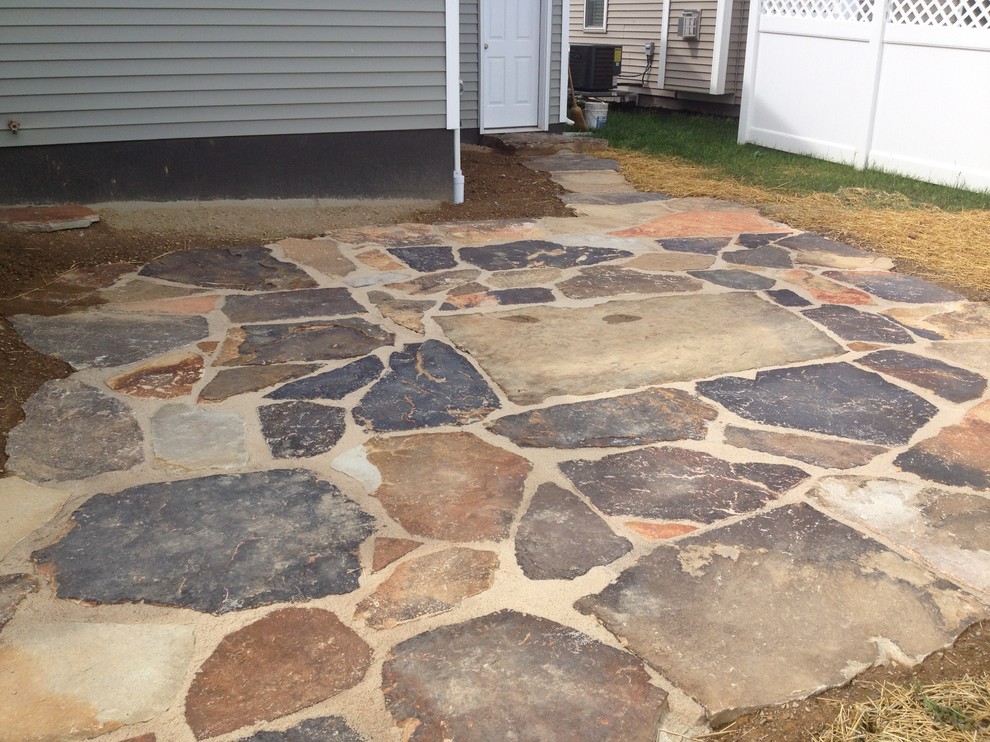 Natural Stone Patio and Walkway Lancaster, PA Rustic Patio Other