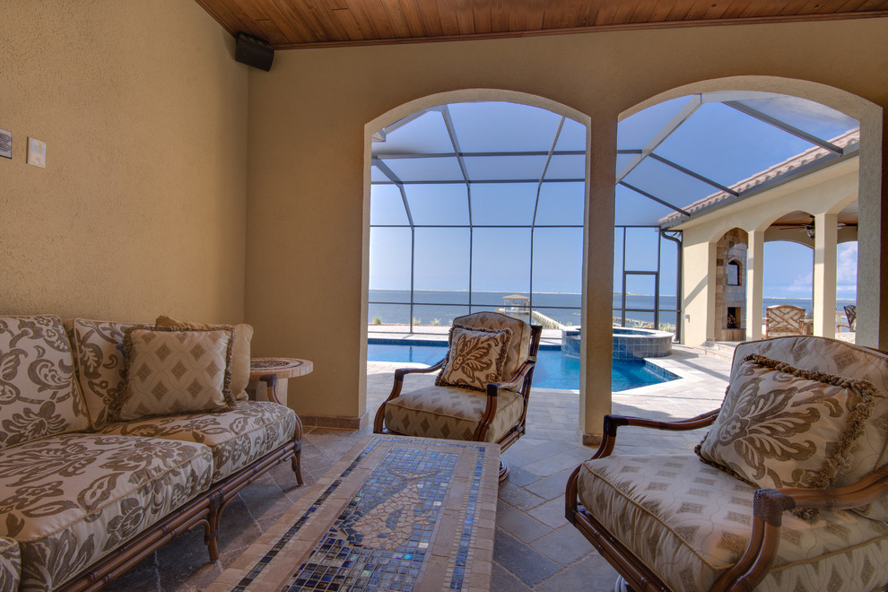 Navarre New Home Traditional Patio Miami by Defined Interiors