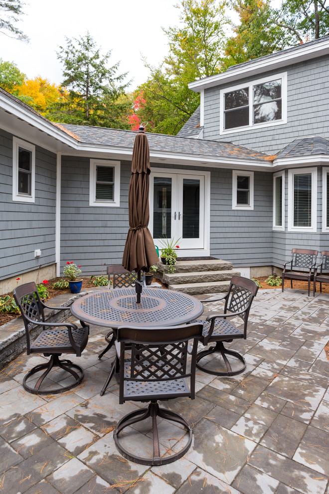 New England Style Lake Home Traditional Patio Boston by Outside