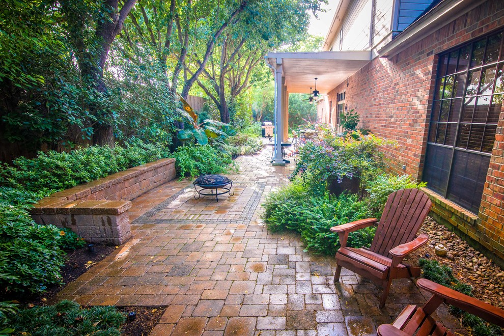 New Orleans Inspired Backyard Traditional Patio Houston by Mirror Lake Designs Houzz