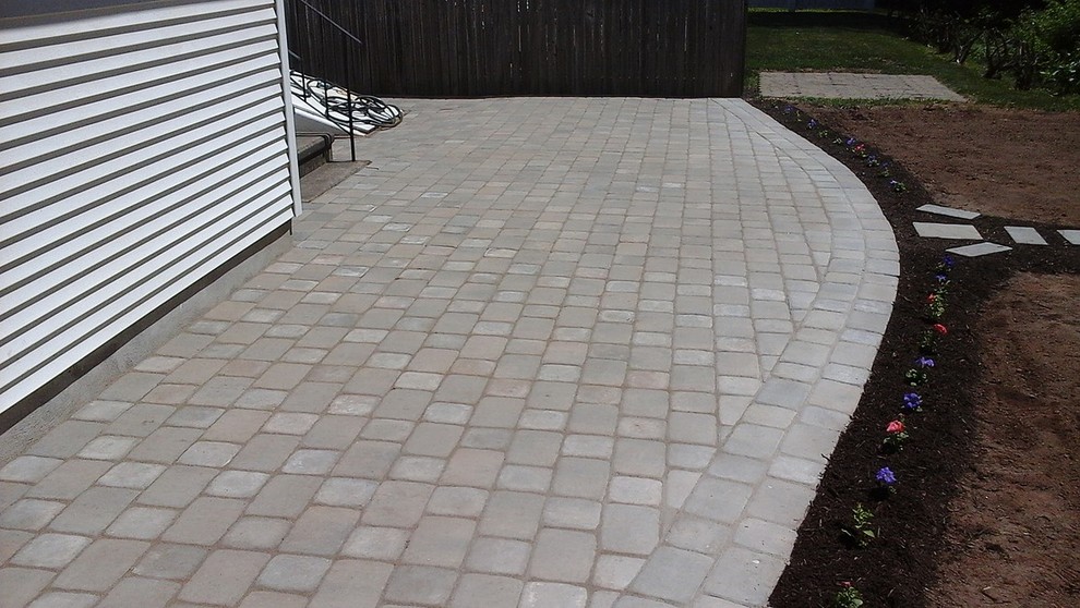 New Paver Patio Patio Bridgeport by Perfect Curb Houzz