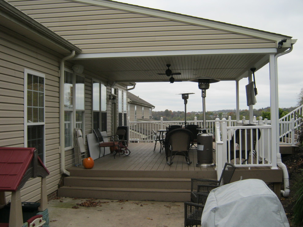 New Porch Roof Construction - Modern - Patio - Other - By Diamond 