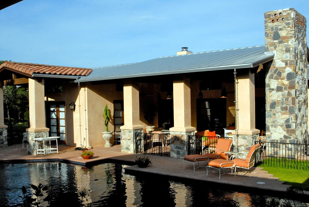 New Ranch House Near Austin, Texas Mediterranean Patio Austin by David Manning
