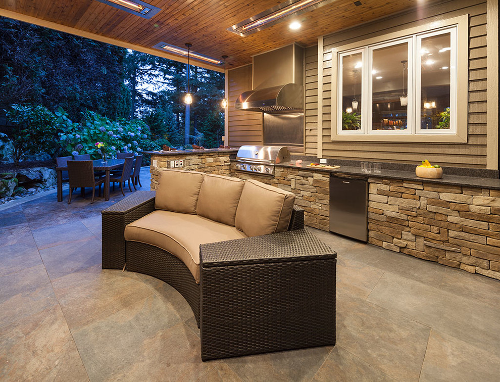 Newcastle Outdoor Room And Patio Transitional Patio Seattle By Urban Oasis Design Construction Llc