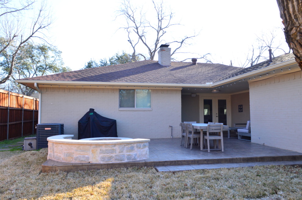 North Dallas Patio Transformation Eclectic Patio Dallas by