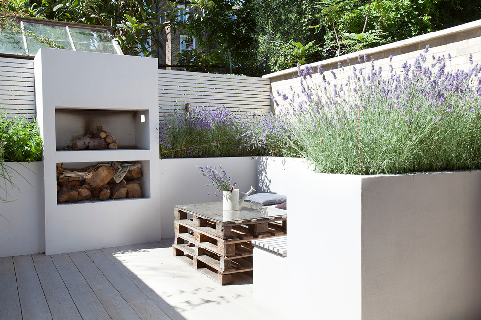 Design ideas for a bohemian patio in London.