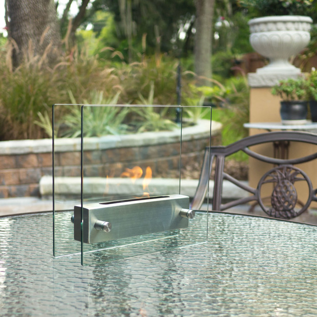 NuFlame Tabletop Irradia Ethanol Fireplace Modern Patio Orlando