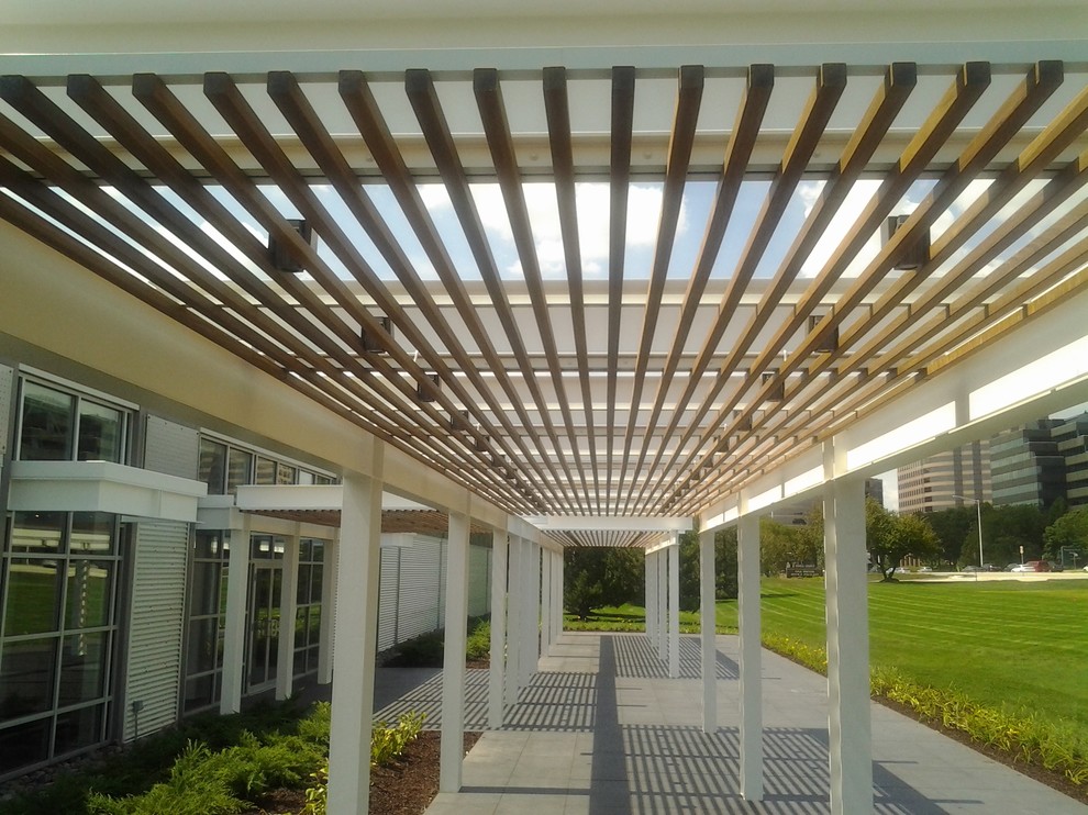 Oak Brook Commercial space Contemporary Patio Chicago by