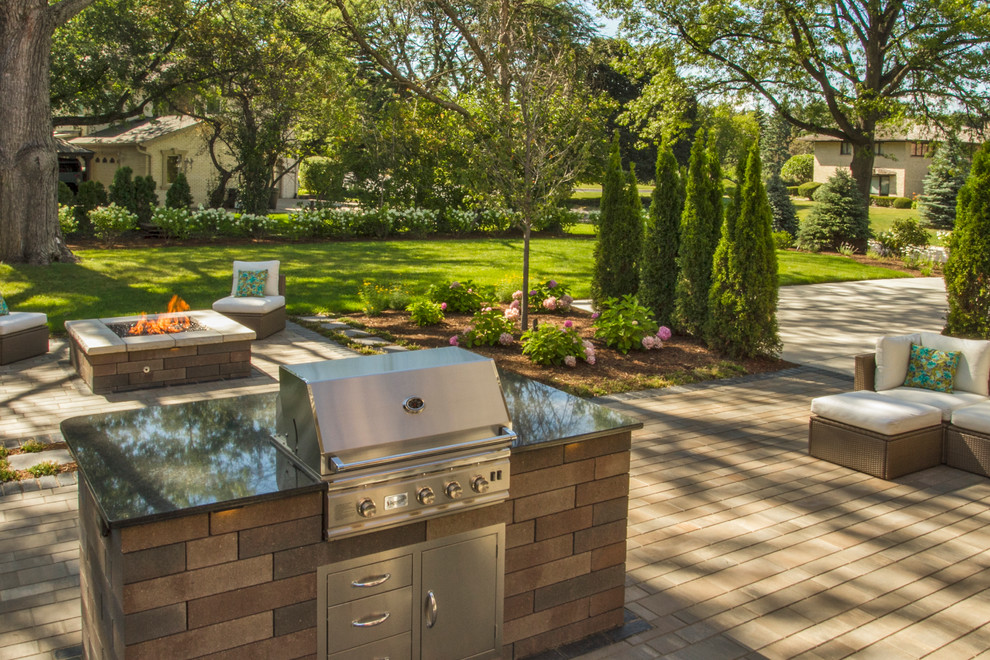 Oak Brook Outdoor Transformation Contemporary Patio Chicago by