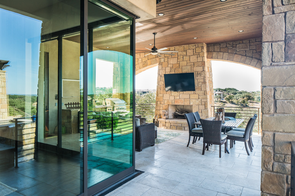 Oakland Hills Mediterranean Patio Austin by Omni Custom Homes