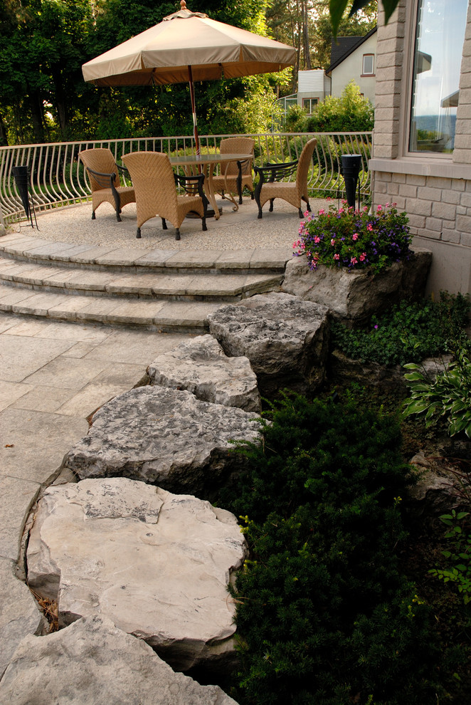 Oakville House Traditional Patio Toronto by Seferian Design
