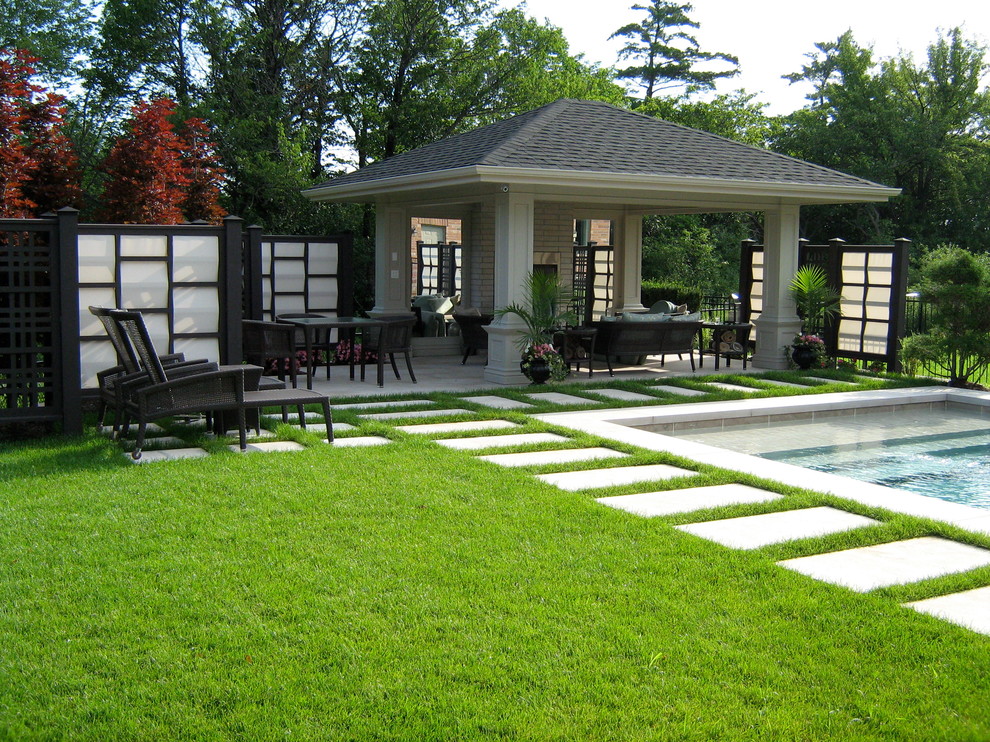 Oakville Contemporary Patio Toronto by Seferian Design Group