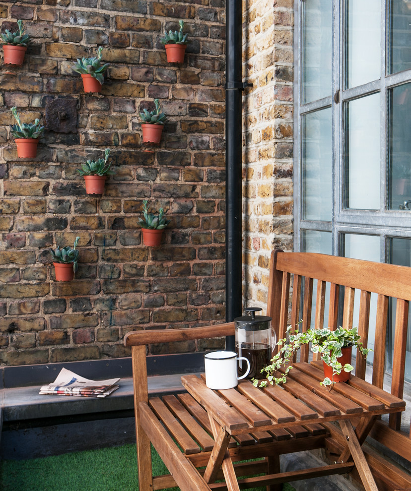 Urban patio in London.