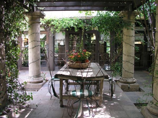 Idee per un patio o portico bohémian