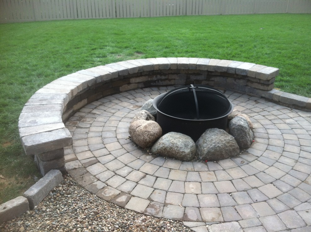 omaha Fire pits / fireplace Traditional Patio Omaha by Scott