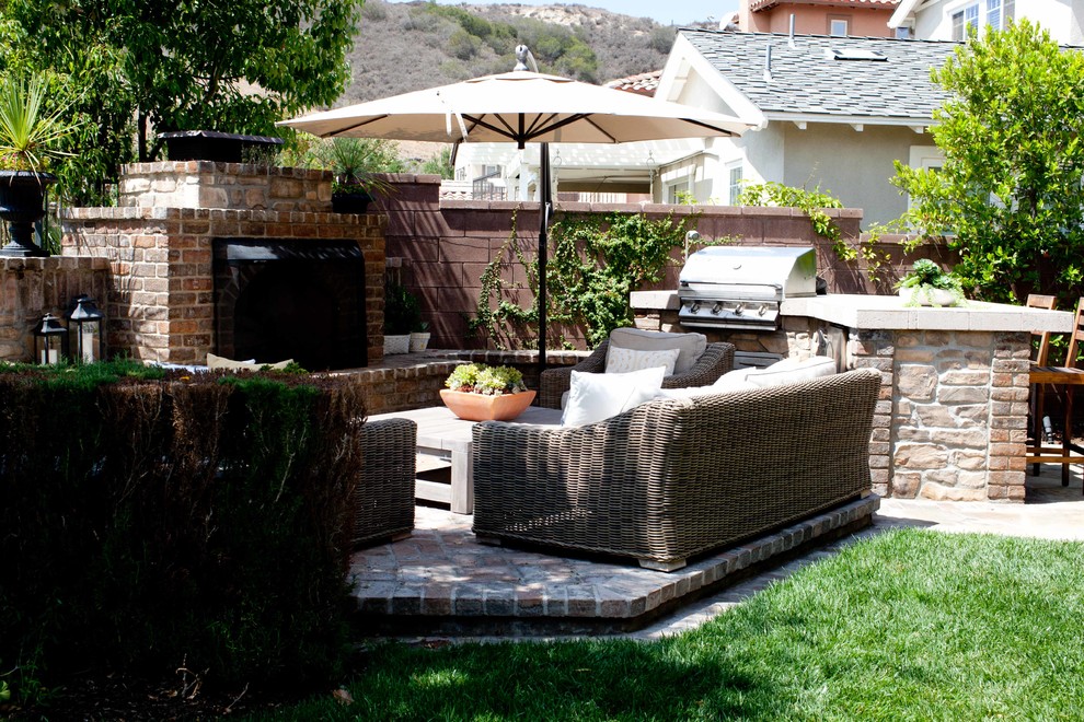 Orange County Large Family Home Traditional Patio Orange County