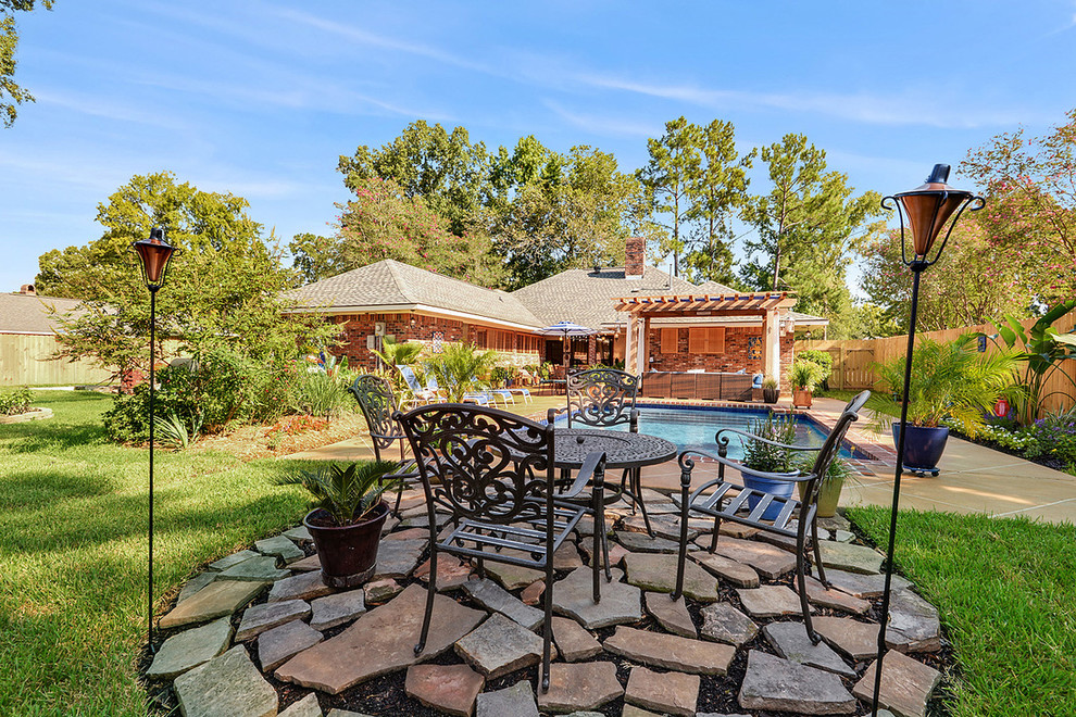 Our Work Traditional Patio New Orleans by Oasis Spaces Houzz