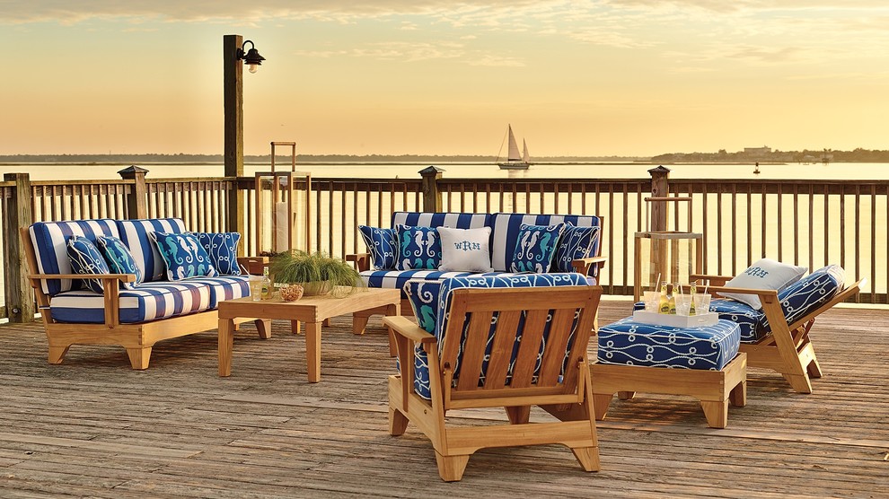 Design ideas for a coastal patio in Other.